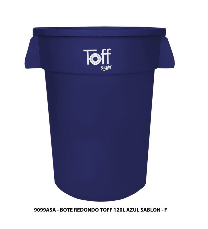 CESTO TOFF 120L AZUL SABLON 9099ASA